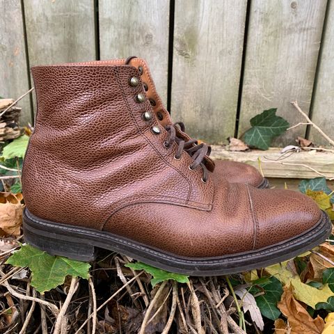 Caswell Wilson in Du Puy Dark Brown Country Calf
