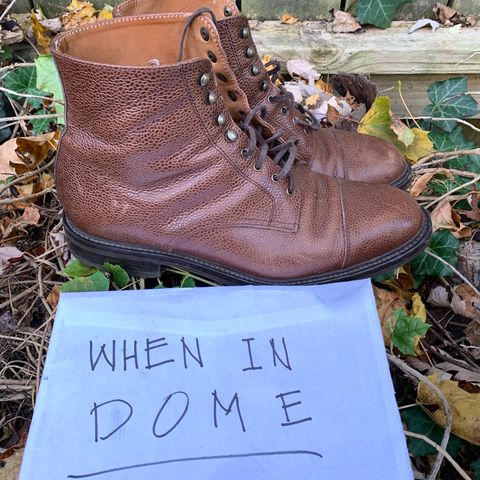 Caswell Wilson in Du Puy Dark Brown Country Calf