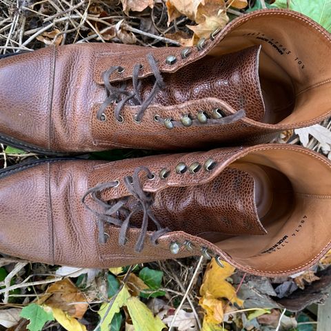 Caswell Wilson in Du Puy Dark Brown Country Calf