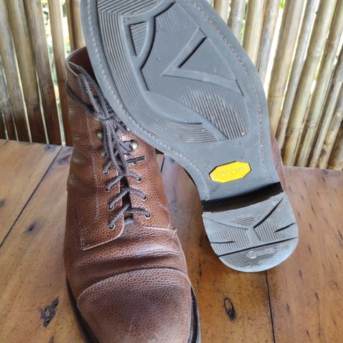 Caswell Wilson in Du Puy Dark Brown Country Calf