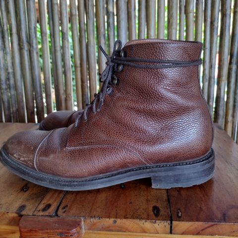 Caswell Wilson in Du Puy Dark Brown Country Calf