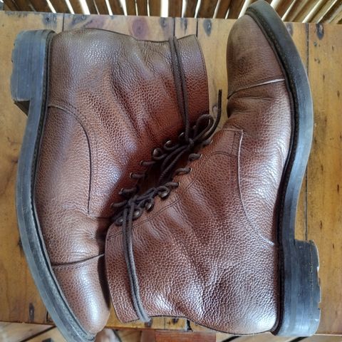 Caswell Wilson in Du Puy Dark Brown Country Calf