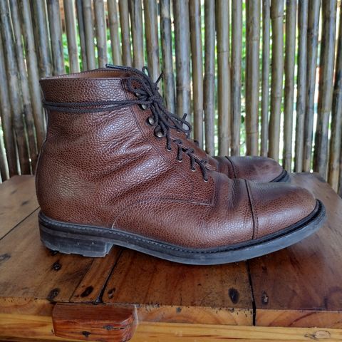 Caswell Wilson in Du Puy Dark Brown Country Calf