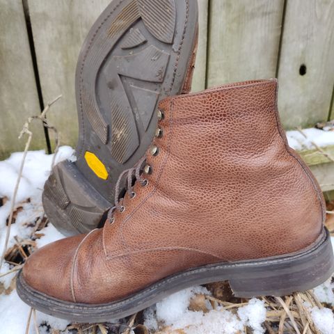 Caswell Wilson in Du Puy Dark Brown Country Calf