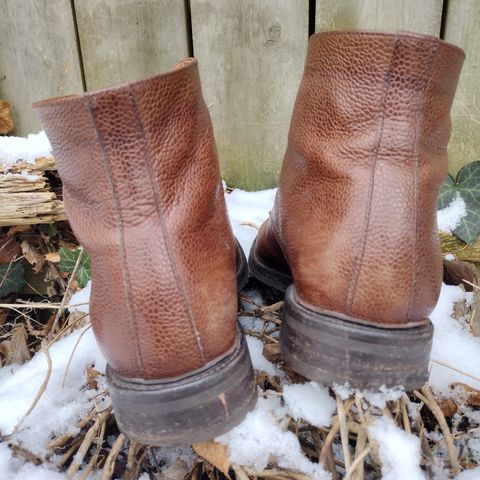 Caswell Wilson in Du Puy Dark Brown Country Calf