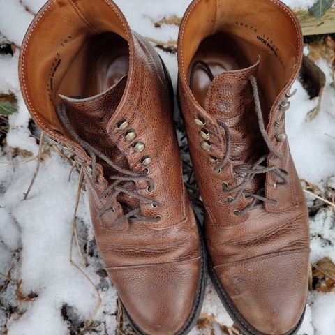 Caswell Wilson in Du Puy Dark Brown Country Calf