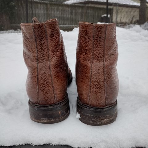 Caswell Wilson in Du Puy Dark Brown Country Calf