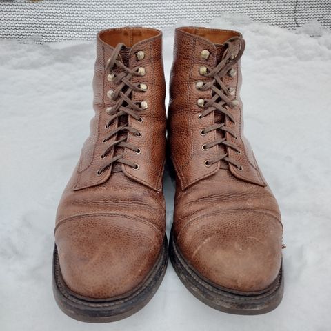 Caswell Wilson in Du Puy Dark Brown Country Calf