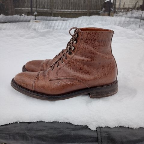 Caswell Wilson in Du Puy Dark Brown Country Calf