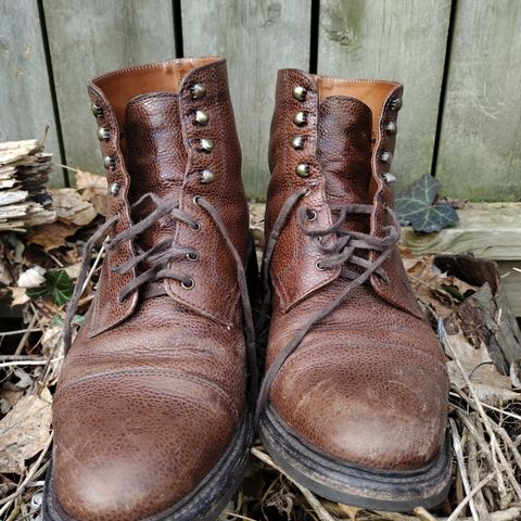Caswell Wilson in Du Puy Dark Brown Country Calf