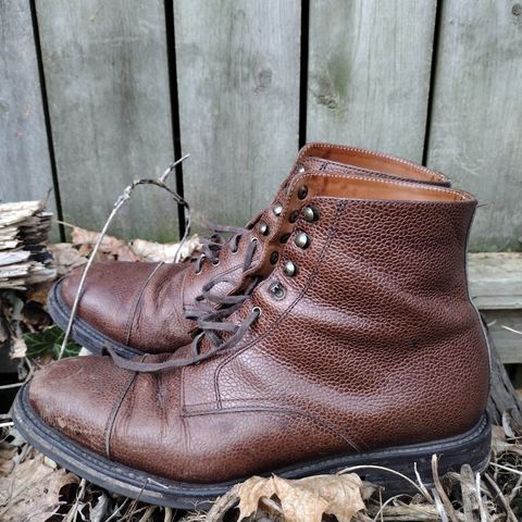 Caswell Wilson in Du Puy Dark Brown Country Calf