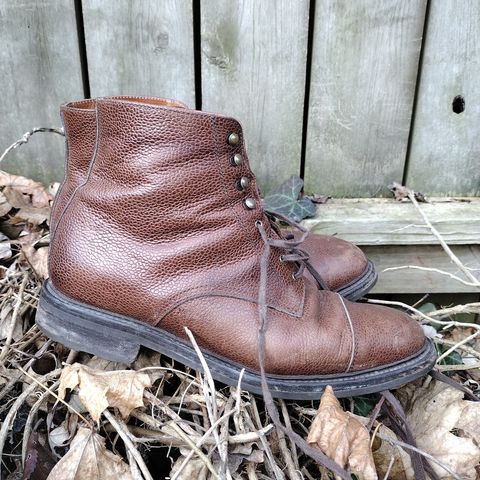 Caswell Wilson in Du Puy Dark Brown Country Calf
