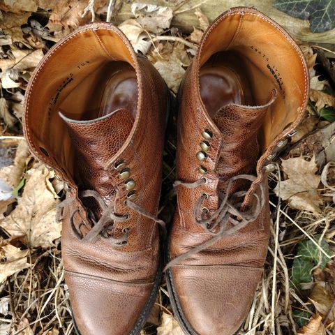 Caswell Wilson in Du Puy Dark Brown Country Calf