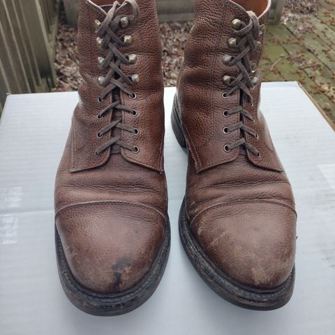 Caswell Wilson in Du Puy Dark Brown Country Calf