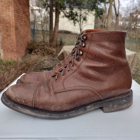 Caswell Wilson in Du Puy Dark Brown Country Calf