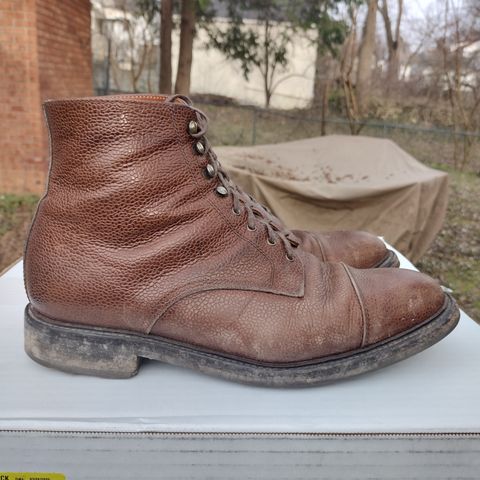 Caswell Wilson in Du Puy Dark Brown Country Calf