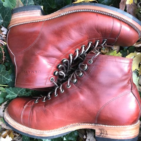 Unmarked Archie Boots in La Señora Red Horse Glazed Pull-up