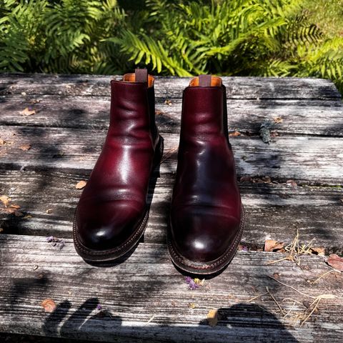 Beckett Simonon Preston Chelsea Boots in Bordeaux