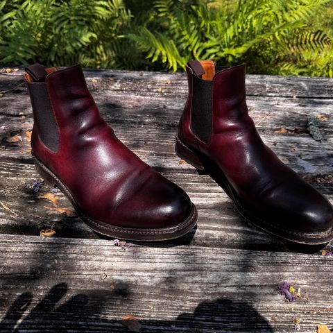 Beckett Simonon Preston Chelsea Boots in Bordeaux