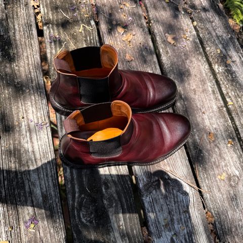 Beckett Simonon Preston Chelsea Boots in Bordeaux