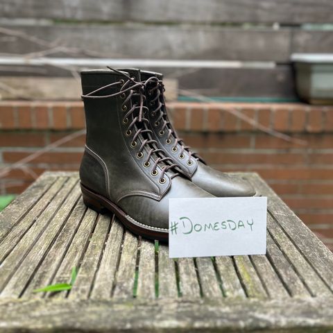 Onderhoud SVC02 Packer Boot in Maryam Waxed Salvia Horsebutt
