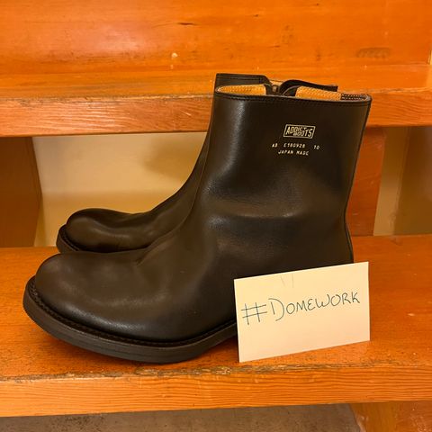 Addict Boots AB-RDT01 Casper in Black Steerhide