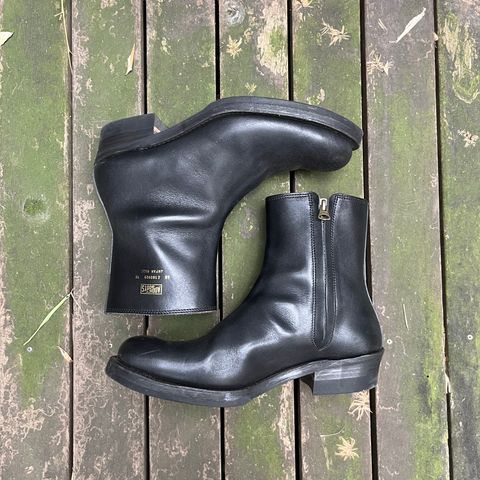 View photo of Addict Boots AB-RDT01 Casper in Black Steerhide