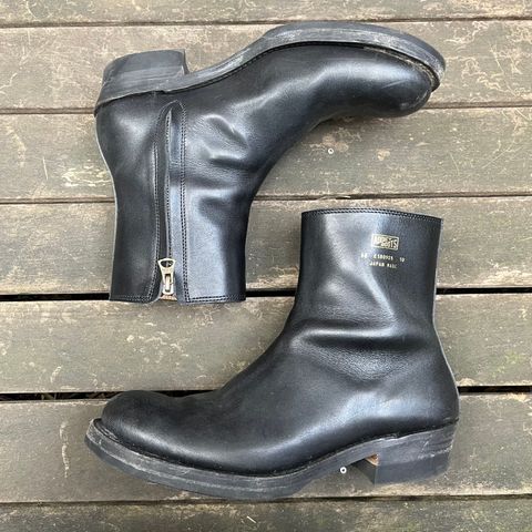 View photo of Addict Boots AB-RDT01 Casper in Black Steerhide