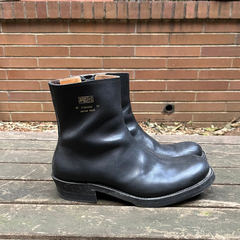 View photo of Addict Boots AB-RDT01 Casper in Black Steerhide