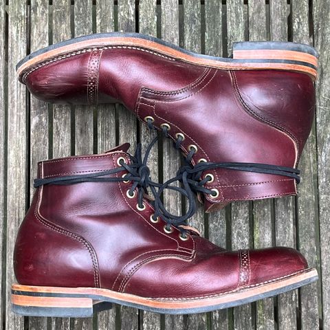 View photo of Viberg Service Boot BCT in Horween Color 8 Chromexcel