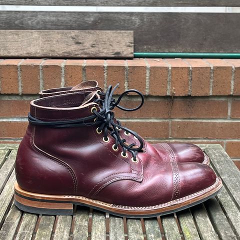 View photo of Viberg Service Boot BCT in Horween Color 8 Chromexcel