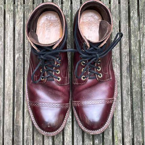 View photo of Viberg Service Boot BCT in Horween Color 8 Chromexcel