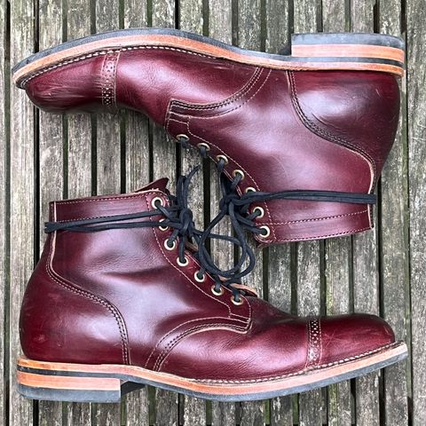 View photo of Viberg Service Boot BCT in Horween Color 8 Chromexcel