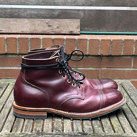 View photo of Viberg Service Boot BCT in Horween Color 8 Chromexcel