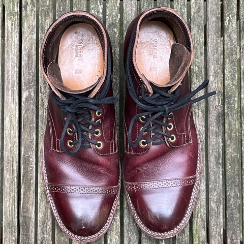 View photo of Viberg Service Boot BCT in Horween Color 8 Chromexcel