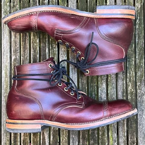 View photo of Viberg Service Boot BCT in Horween Color 8 Chromexcel