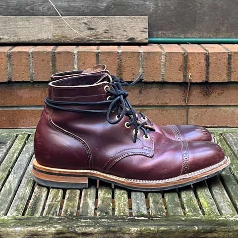 View photo of Viberg Service Boot BCT in Horween Color 8 Chromexcel