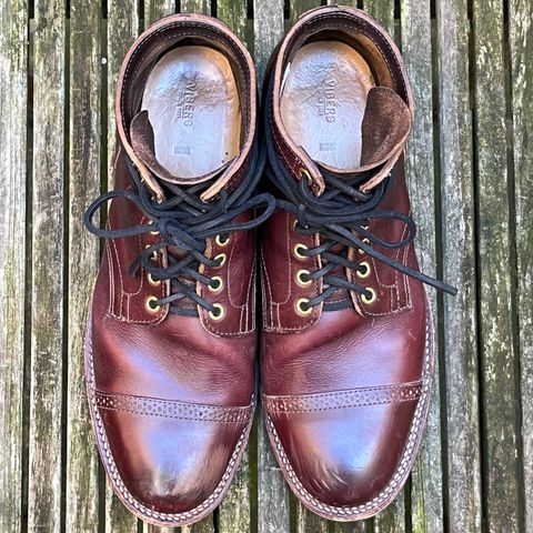 View photo of Viberg Service Boot BCT in Horween Color 8 Chromexcel