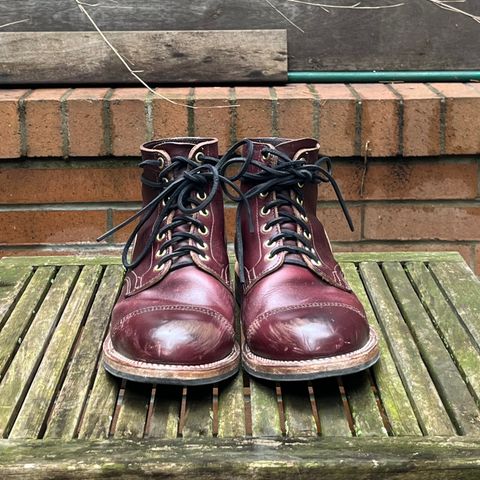 View photo of Viberg Service Boot BCT in Horween Color 8 Chromexcel