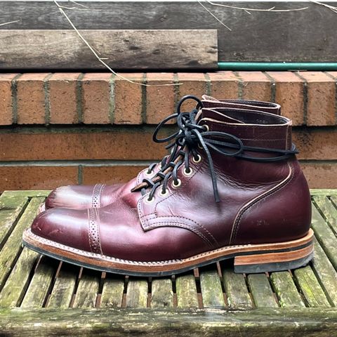 View photo of Viberg Service Boot BCT in Horween Color 8 Chromexcel