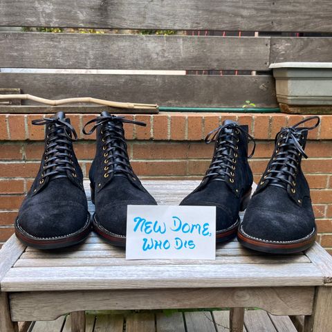 Iron Boots Type 1 in Seidel Black Oil Tan Roughout