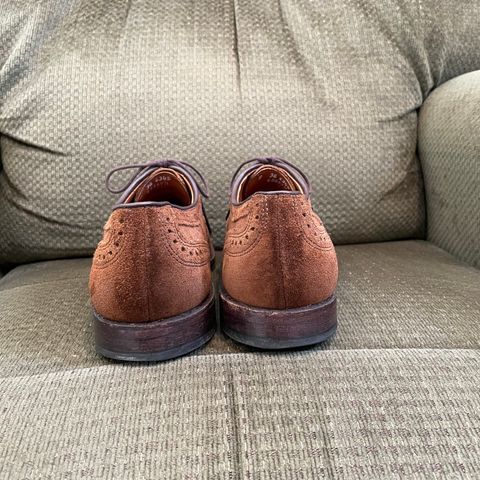 Allen Edmonds Strand in Snuff Brown Suede