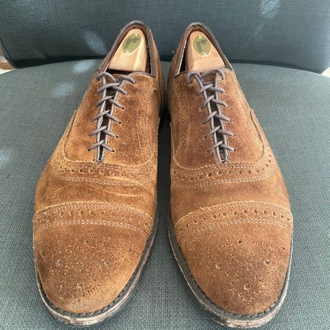 Allen Edmonds Strand in Snuff Brown Suede