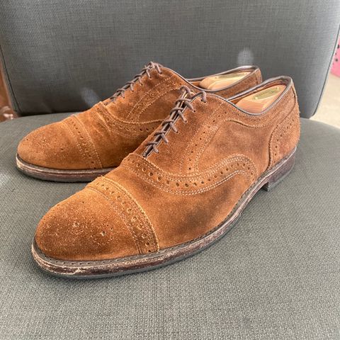 Allen Edmonds Strand in Snuff Brown Suede