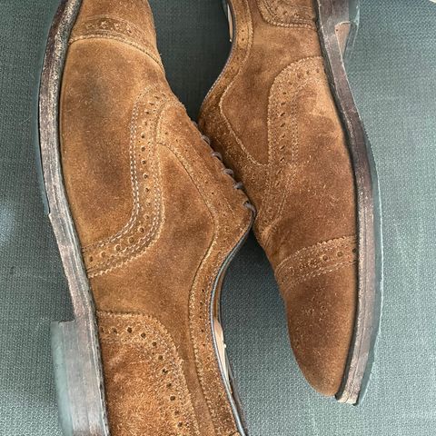 Allen Edmonds Strand in Snuff Brown Suede