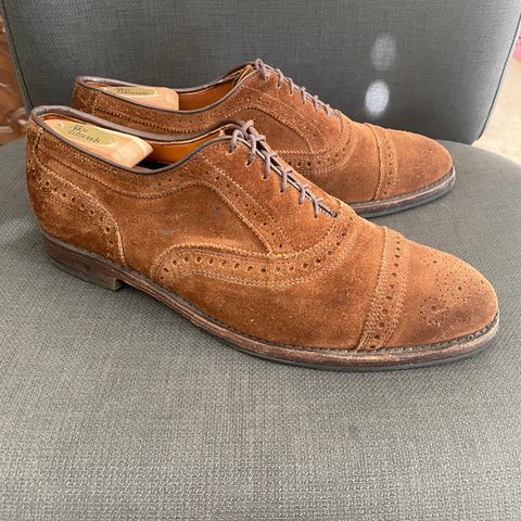 Allen Edmonds Strand in Snuff Brown Suede