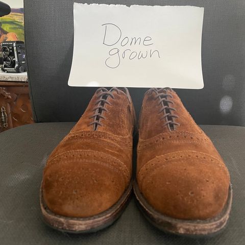 Allen Edmonds Strand in Snuff Brown Suede