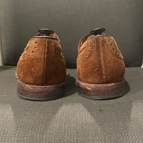 Allen Edmonds Strand in Snuff Brown Suede
