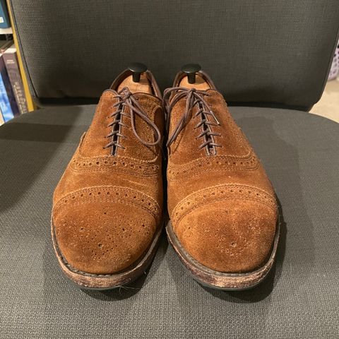Allen Edmonds Strand in Snuff Brown Suede