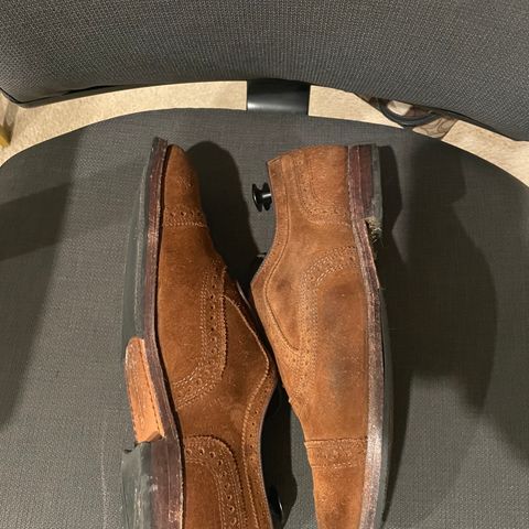 Allen Edmonds Strand in Snuff Brown Suede